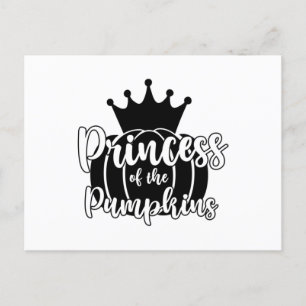 Cartão Postal Princesa dos Pumpkins