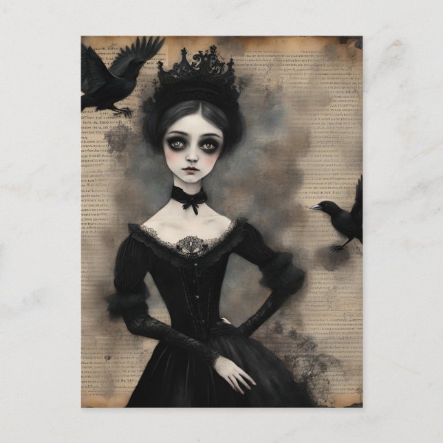 Cartão Postal Princesa e Ravens (Frente)