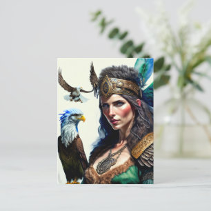 Cartão Postal Princesa guerreira celta