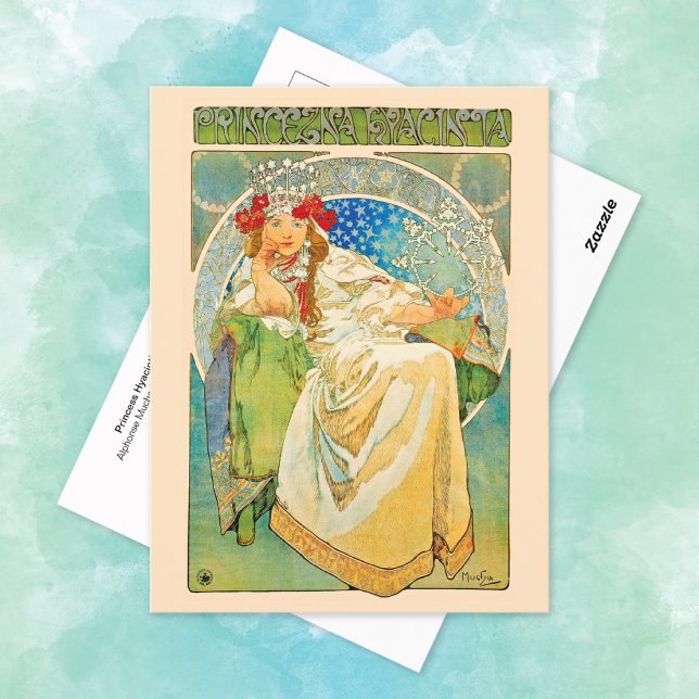 Cartão Postal Princesa Hyacinth Alphonse Mucha (Criador carregado)