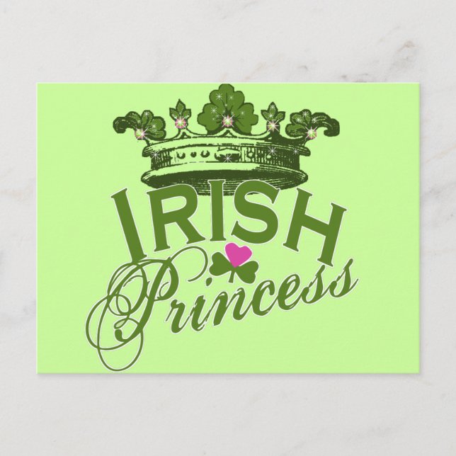 Cartão Postal Princesa irlandesa (Frente)