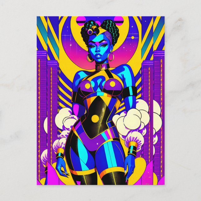 Cartão Postal Princesa na Prowl - Ken Gage Art (Frente)