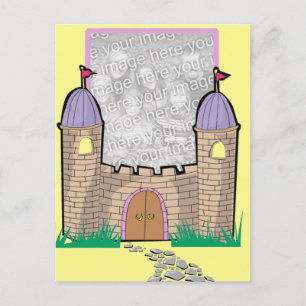 Cartão Postal Princesa no seu próprio castelo!