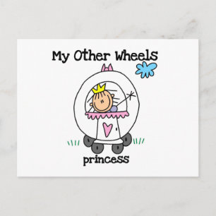 Cartão Postal Princesa Outras Rodas