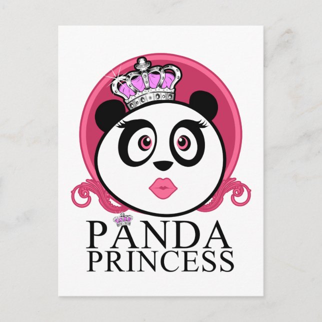 Cartão Postal Princesa Panda (Frente)