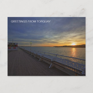 Cartão Postal Princesa Pier no Sunset