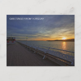 Cartão Postal Princesa Pier no Sunset