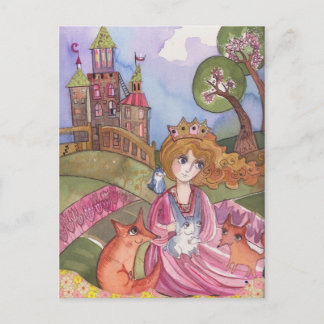 Cartão Postal Princesa Que Amava Animais