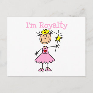 Cartão Postal Princesa Royalty