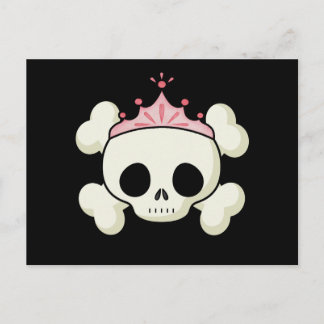Cartão Postal Princesa Skull