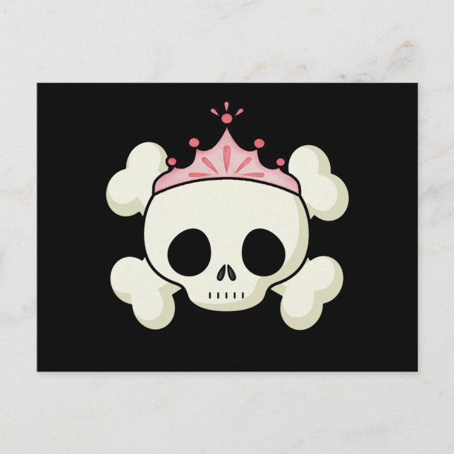 Cartão Postal Princesa Skull (Frente)