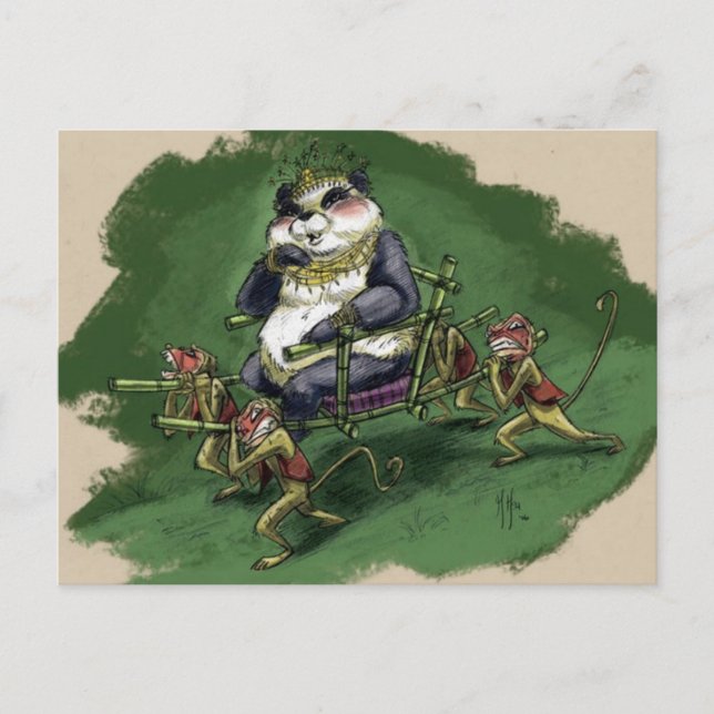 Cartão Postal Princesa Yuan Yuan (Frente)