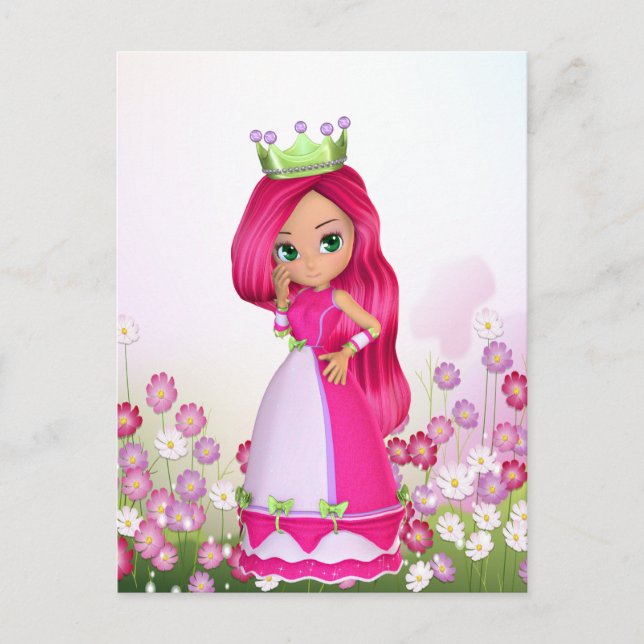 Cartão Postal Princess Berry (Frente)