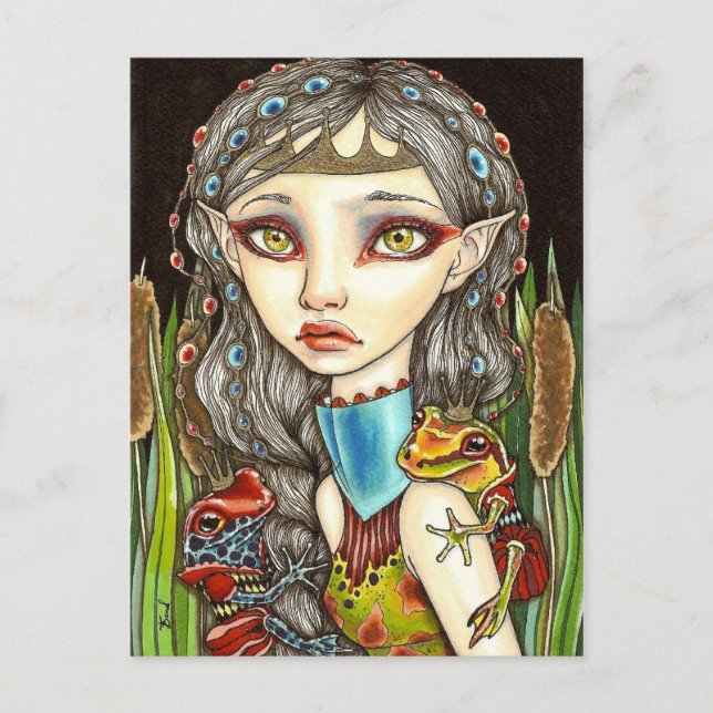Cartão Postal Princesse Grenouille (Frente)