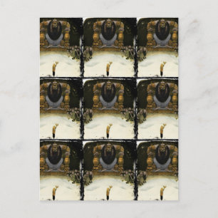 Cartão Postal Príncipe com o Rei Troll