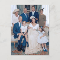 Príncipe Louis batizando julho de 2018 estilizado
