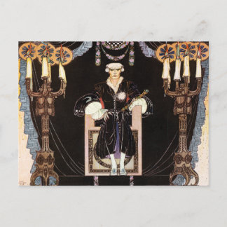 Cartão Postal Príncipe Nórdico Escuro de Kay NIelsen