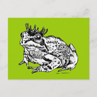 Cartão Postal Príncipe Sapo