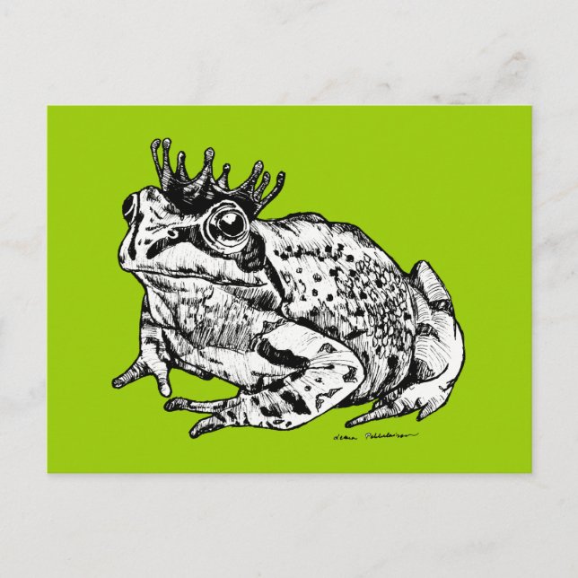 Cartão Postal Príncipe Sapo (Frente)