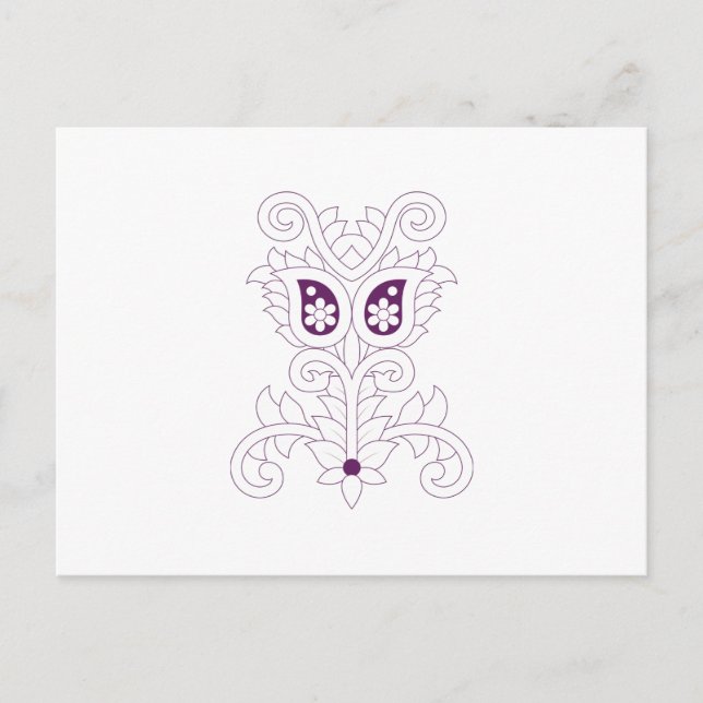 Cartão Postal Princípios Básicos de Casamento Elegante | Verão e (Frente)