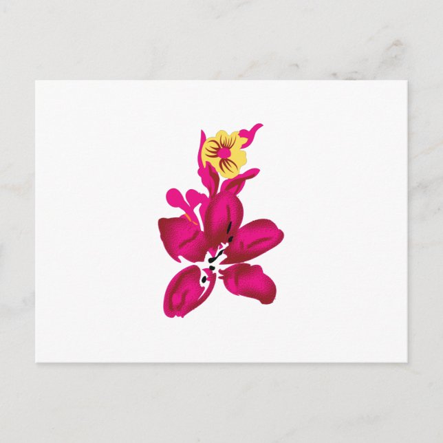 Cartão Postal Princípios Básicos de Casamento Elegante | Verão e (Frente)