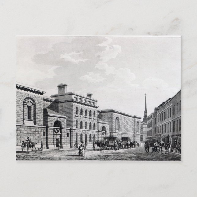 Cartão Postal Prisão de Newgate, 1799 (Frente)