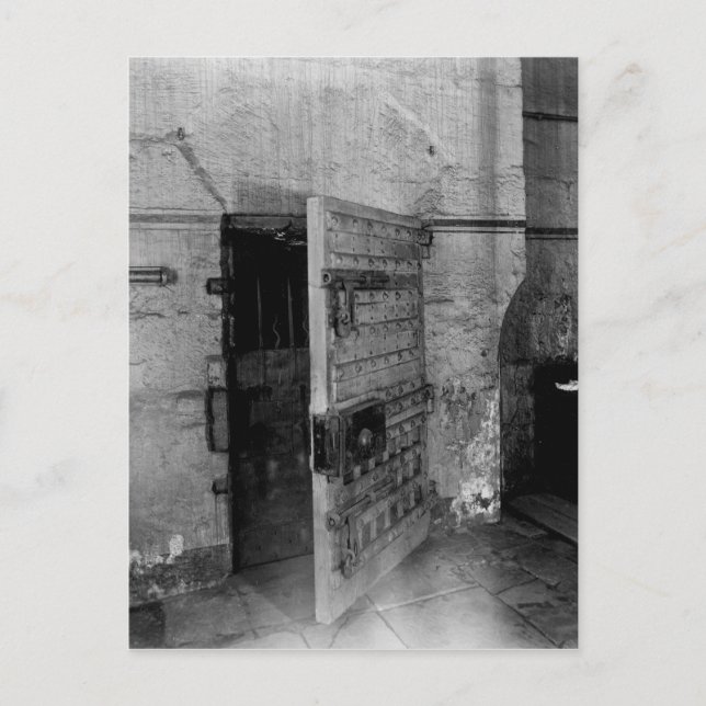 Cartão Postal Prisão de porta para Newgate (Frente)