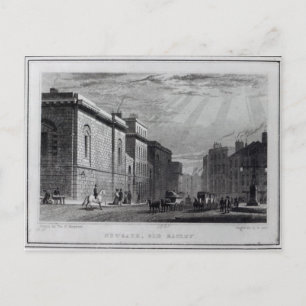Cartão Postal Prisão Newgate e a Velha Bailey