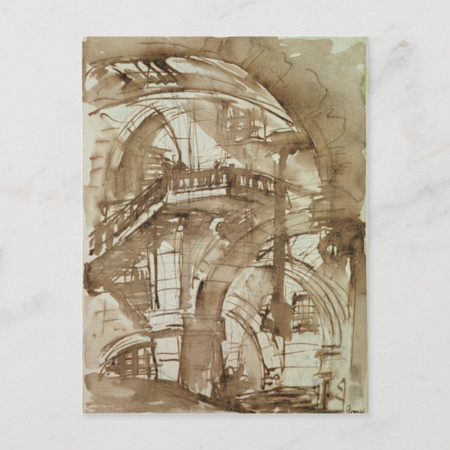 Cartão Postal Prisão Romana, c.1744-5 (Frente)