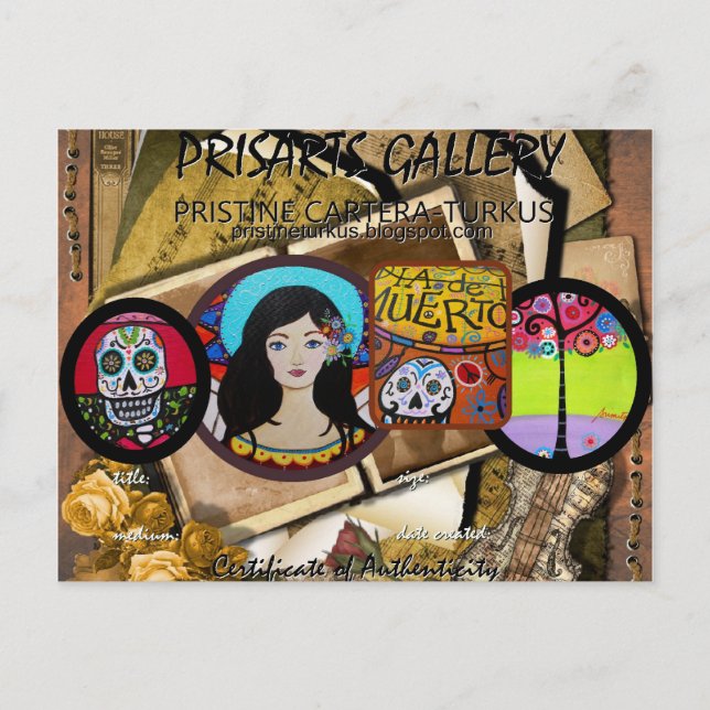 Cartão Postal Prisarts COA (Frente)