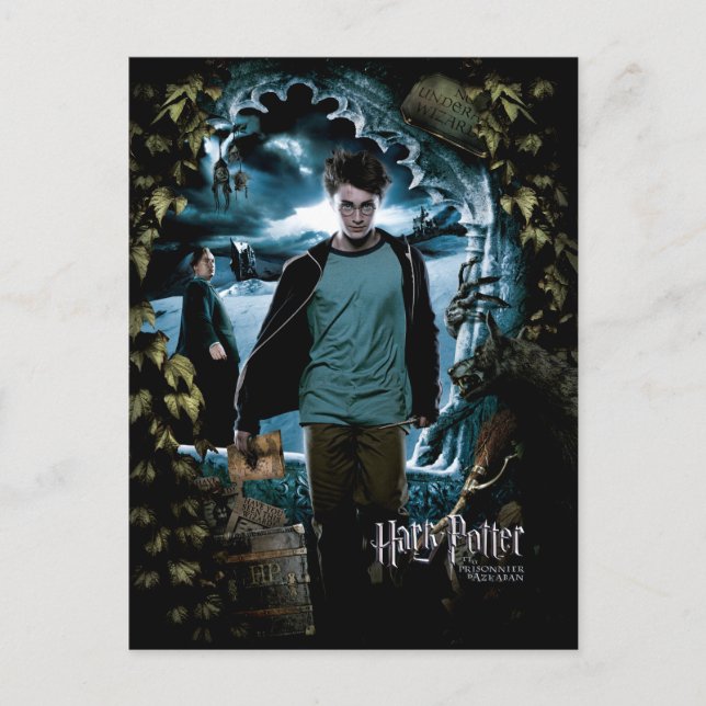 Cartão Postal Prisioneiro de Azkaban - Francês 3 (Frente)