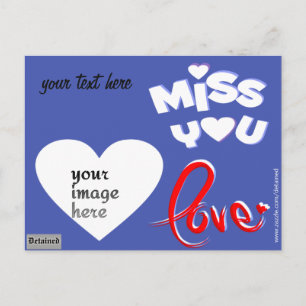 Cartão Postal prisioneiro de fotos personalizado