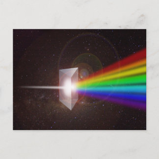 Cartão Postal Prism Color Spectrum