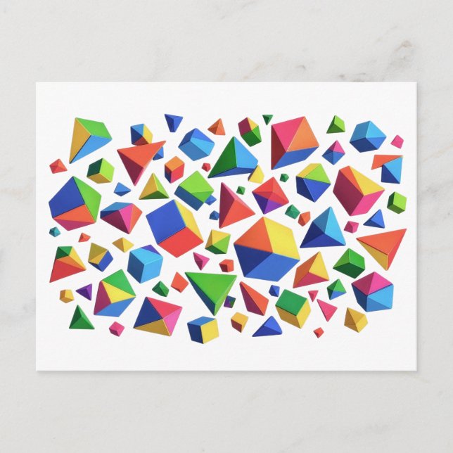 Cartão Postal Prismatic Scatter (Frente)