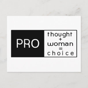 Cartão postal Pro Choice