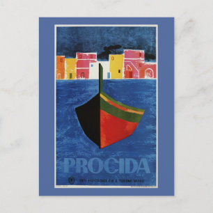 Cartão Postal Procida Nápoles Itália — Anúncio retrorviagens vin