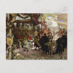 Cartão Postal Procissão Batismal do Príncipe Juan em Sevilha