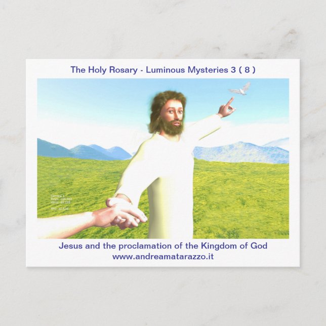 Cartão Postal Proclamação do Reino de Deus (Frente)