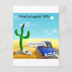 Cartão Postal Proctologia Engraçada