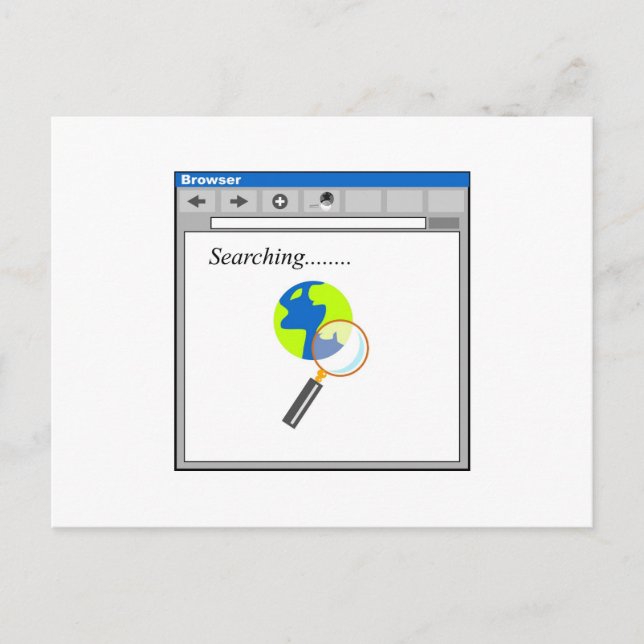 Cartão Postal Procurando (Frente)