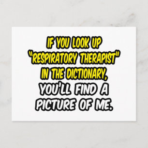 Cartão Postal Procurar Terapêutica Respiratória No Dicionário...