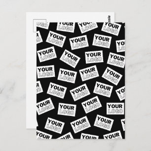 Cartão Postal Procure o logotipo ou qualquer foto colocada aleat