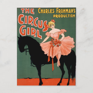 Cartão Postal Produção de Charles Frohman, The Circus Girl 3