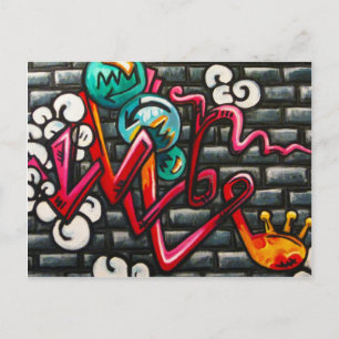Cartão Postal Produtos de Grafite artístico