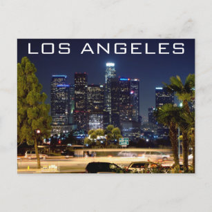 Cartão Postal Produtos de papel noturno de Los Angeles