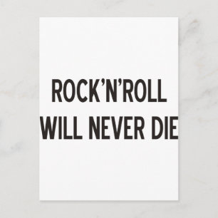Cartão Postal Produtos e Designs de Rock 'n' Roll!
