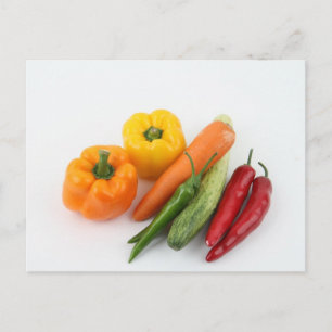 Cartão Postal Produtos hortícolas.