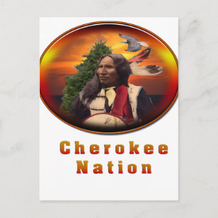 Cartão Postal Produtos indianos Cherokee