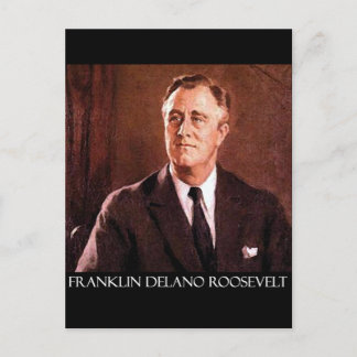 Cartão Postal Produtos Personalizáveis Franklin Delano Roosevelt