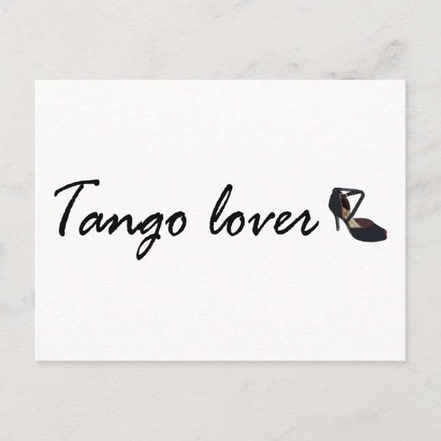 Cartão Postal Produtos Tango Lover! (Frente)